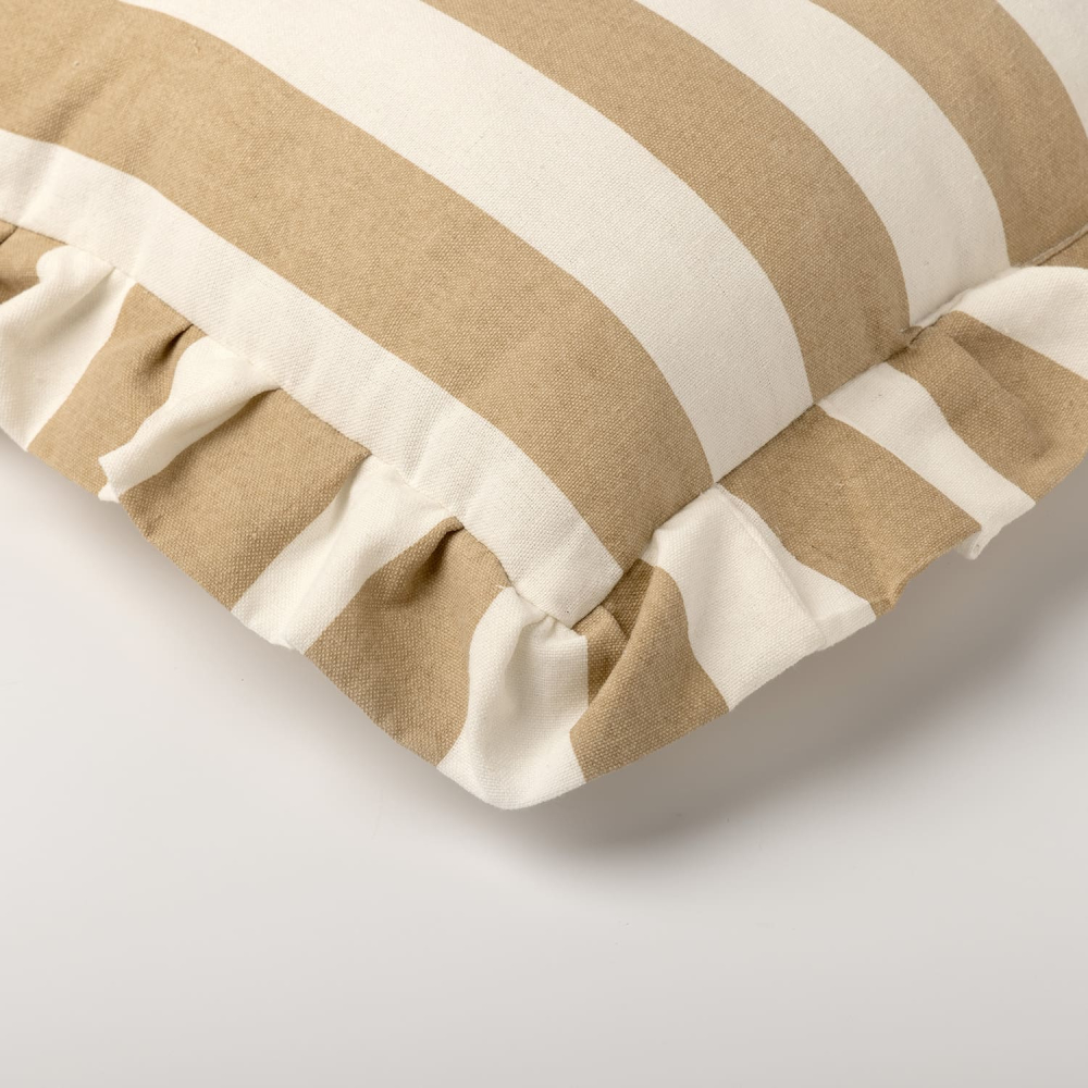 Preview: Dutch Decor Sitzkissen 'Bella' 40 x 40 cm Irish Cream - Beige
