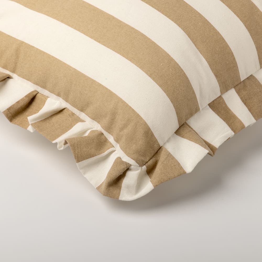 Preview: Dutch Decor Kissenhülle 'Bella' 45 x 45 cm Irish Cream - Beige