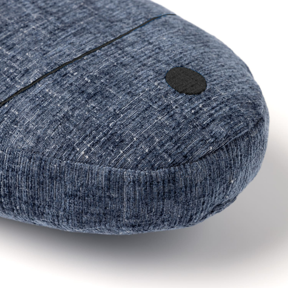 Preview: Dutch Decor gefülltes Kissen Fisch 'Fish' 45 x 22 cm Indian Teal - Blau