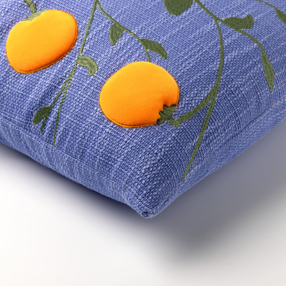 Preview: Dutch Decor Kissenhülle 'Mandarin' 45 x 45 cm Pale Iris - Lila