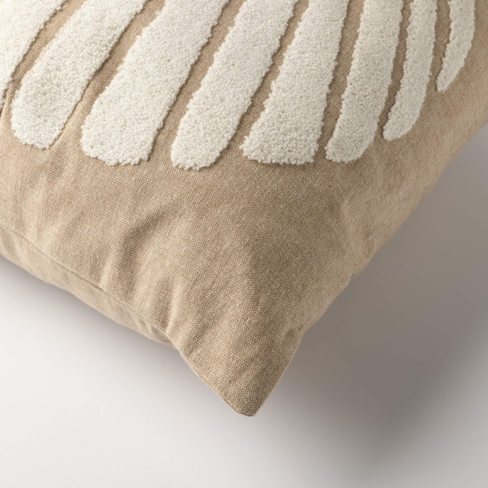 Preview: Dutch Decor Kissenhülle 'Merlijn' 45 x 45 cm Irish Cream - Beige