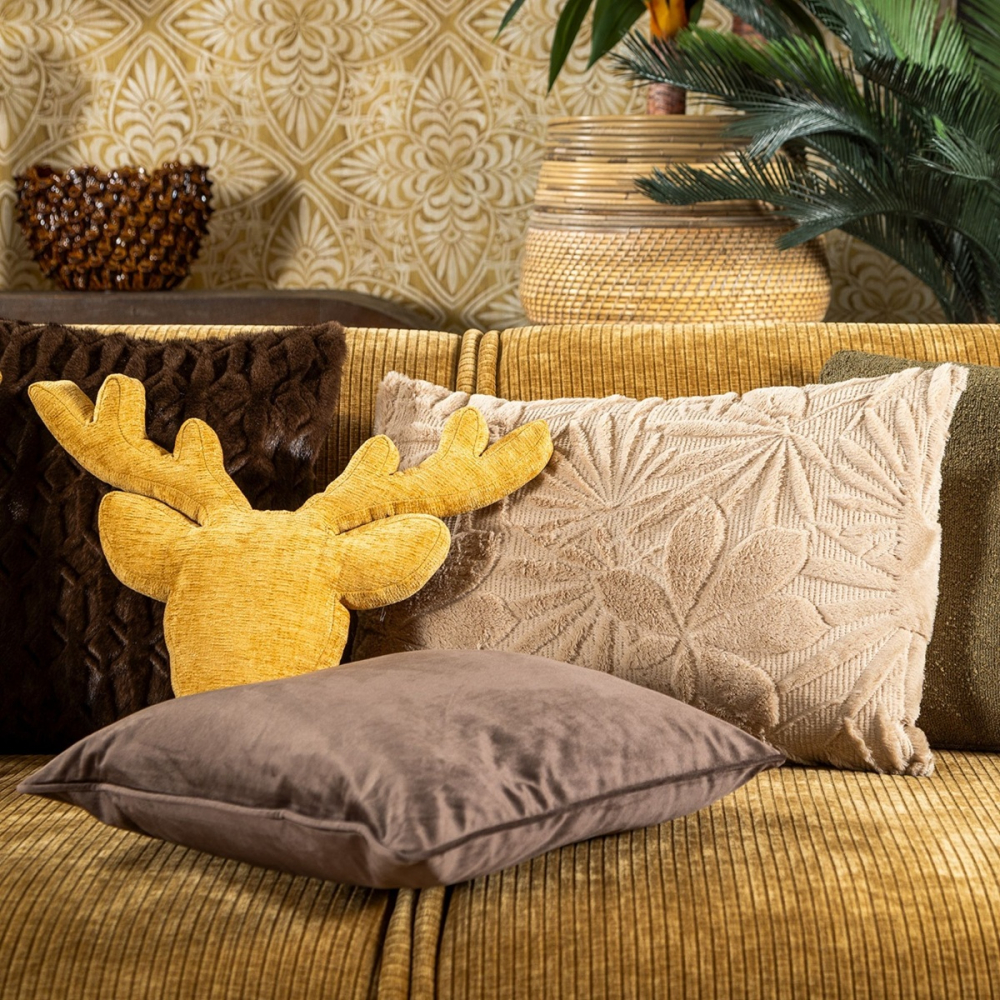 Dutch Decor Kissenhülle 'Jurre' 40 x 60 cm Irish Cream - Beige