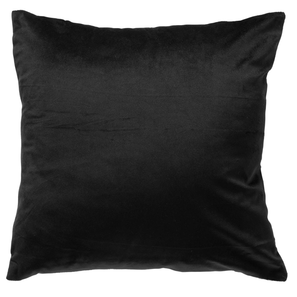 Preview: Dutch Decor Kissenhülle 'Arwen' 45 x 45 cm Raven - Schwarz