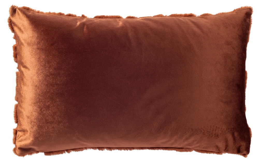 Preview: Dutch Decor Kissenhülle 'Domani' 30 x 50 cm Brown Patina - Braun