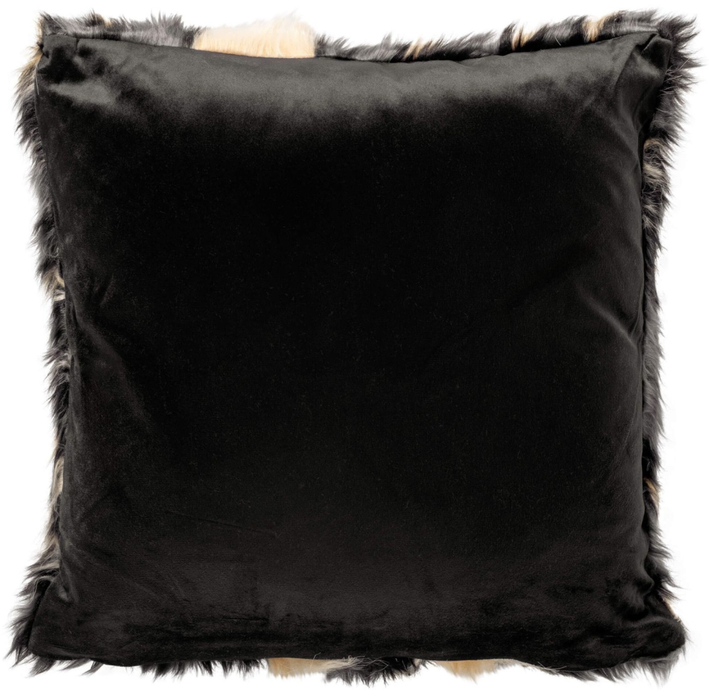 Preview: Dutch Decor Kissenhülle 'Gary' 45 x 45 cm Dark Slate - Schwarz
