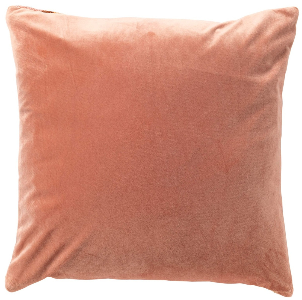 Preview: Dutch Decor Kissenhülle 'Marlijn' 45 x 45 cm Muted Clay - Orange