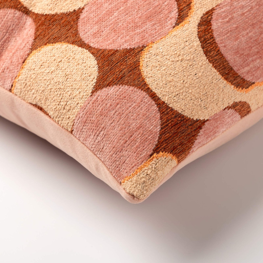 Preview: Dutch Decor Kissenhülle 'Marlijn' 45 x 45 cm Muted Clay - Orange