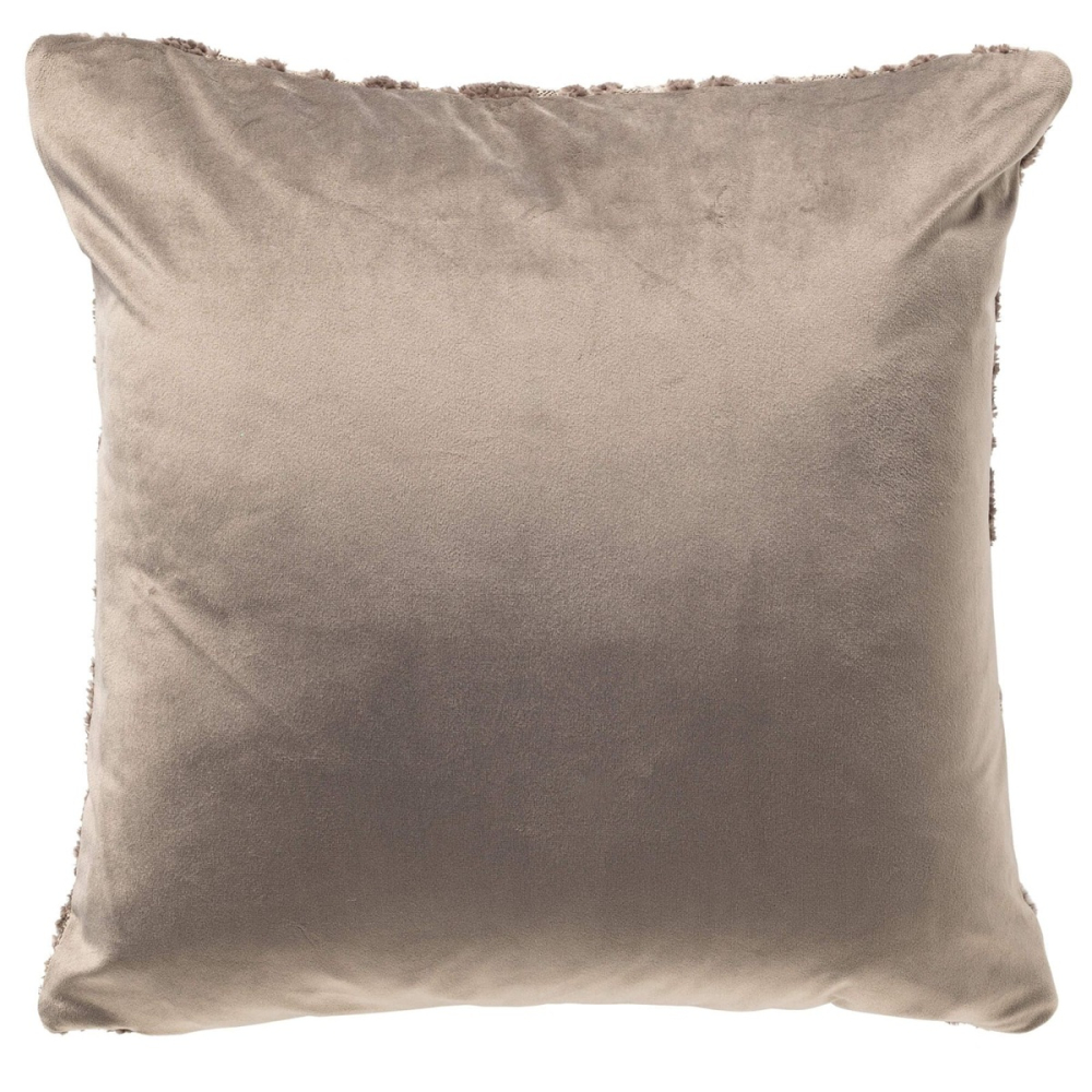 Preview: Dutch Decor Kissenhülle 'Remus' 45 x 45 cm Driftwood - Taupe