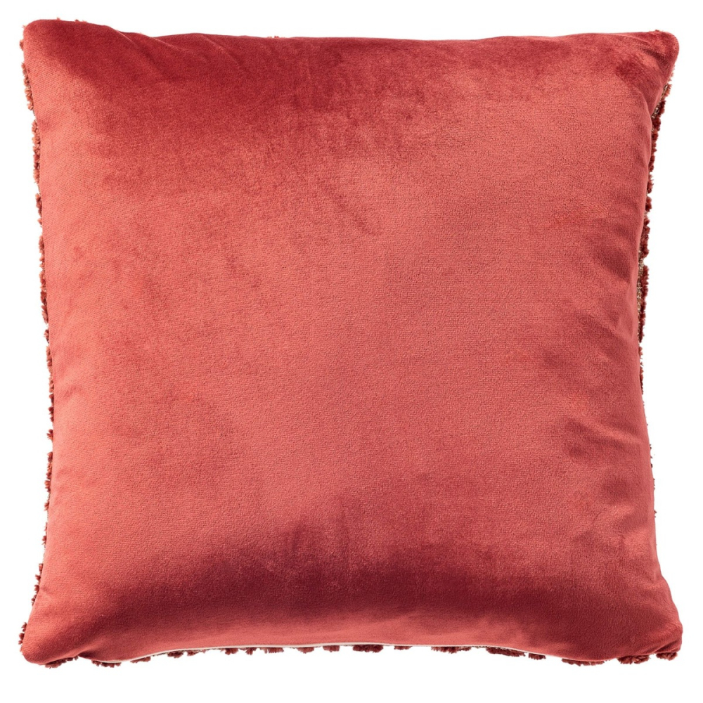 Preview: Dutch Decor Kissenhülle 'Remus' 45 x 45 cm Ketchup - Rot