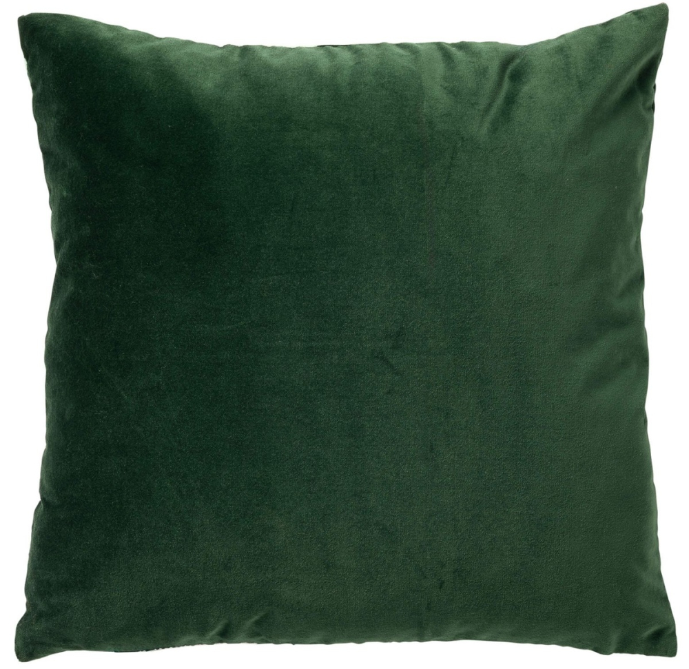 Preview: Dutch Decor Kissenhülle 'Vigo' 45 x 45 cm Hunter Green - Grün