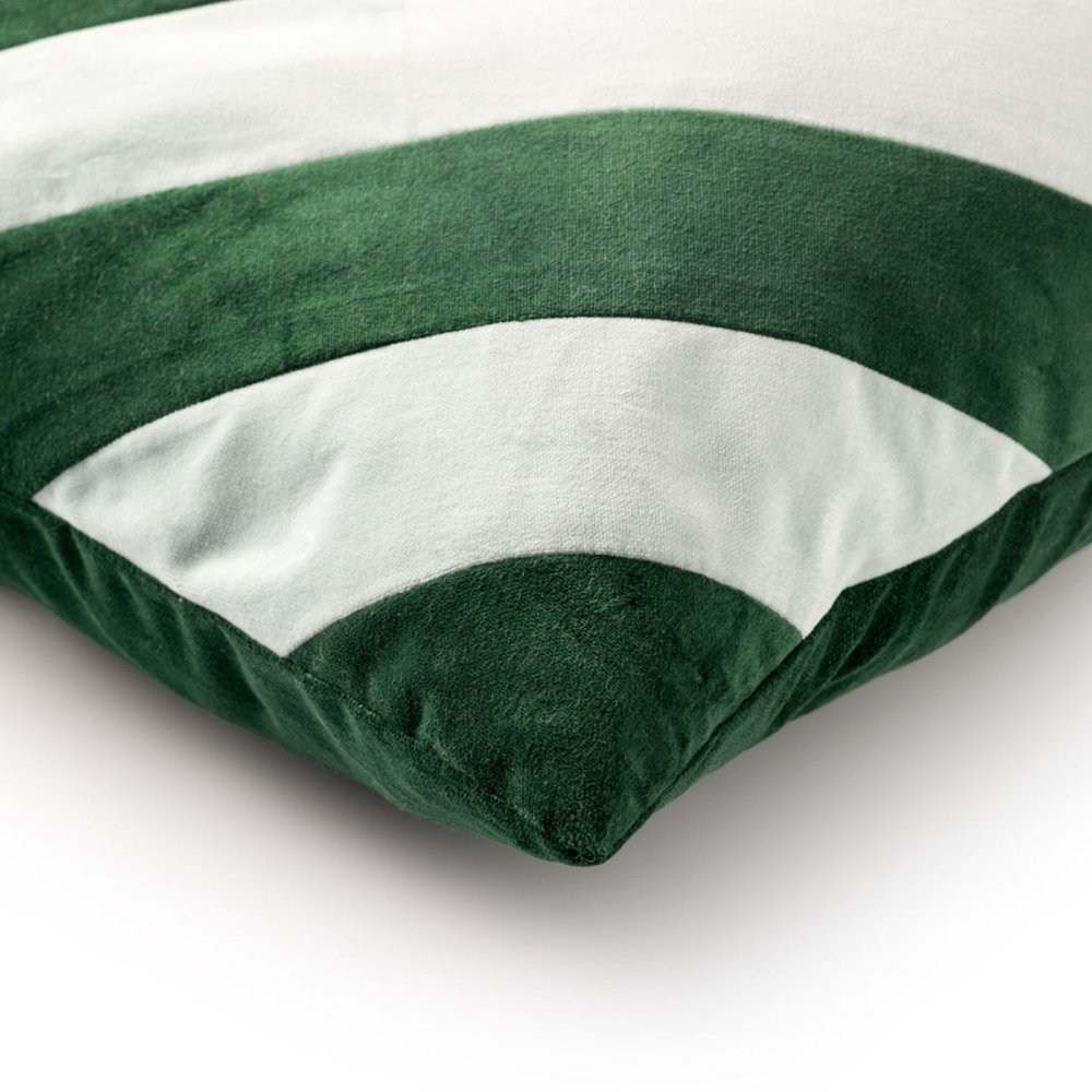 Preview: Dutch Decor Kissenhülle 'Vigo' 45 x 45 cm Hunter Green - Grün