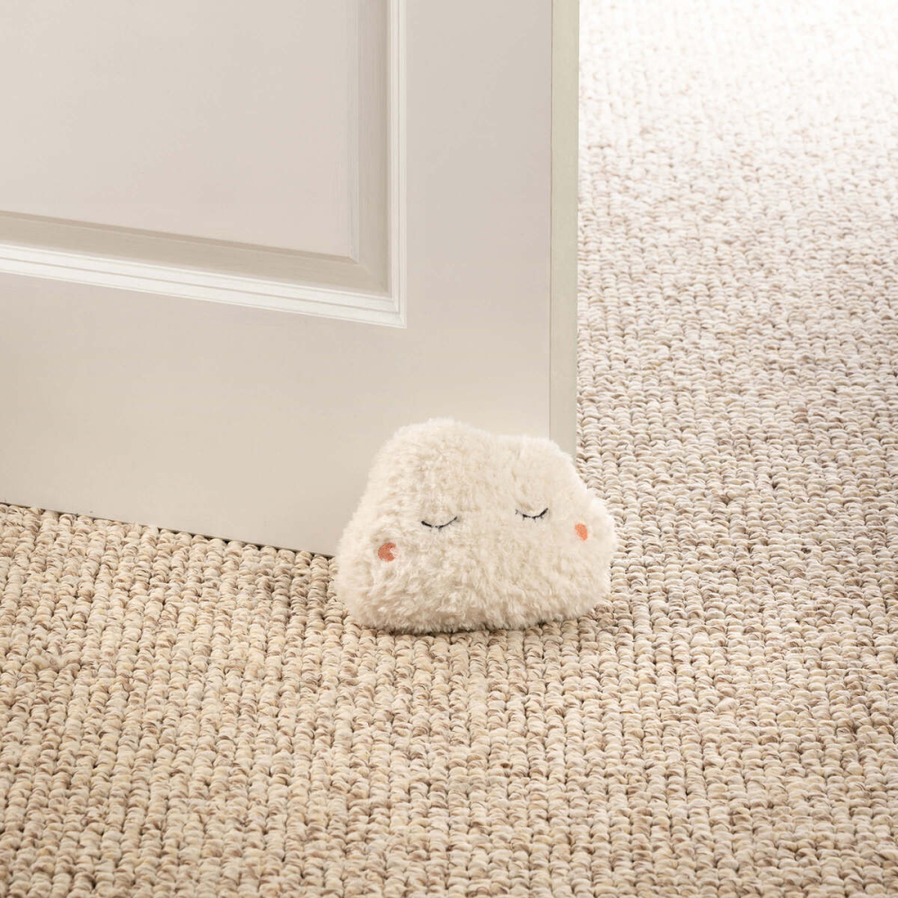 Preview: Textino Türstopper Wolke 'Cloudy' 18 x 20 cm Snow White - Weiß