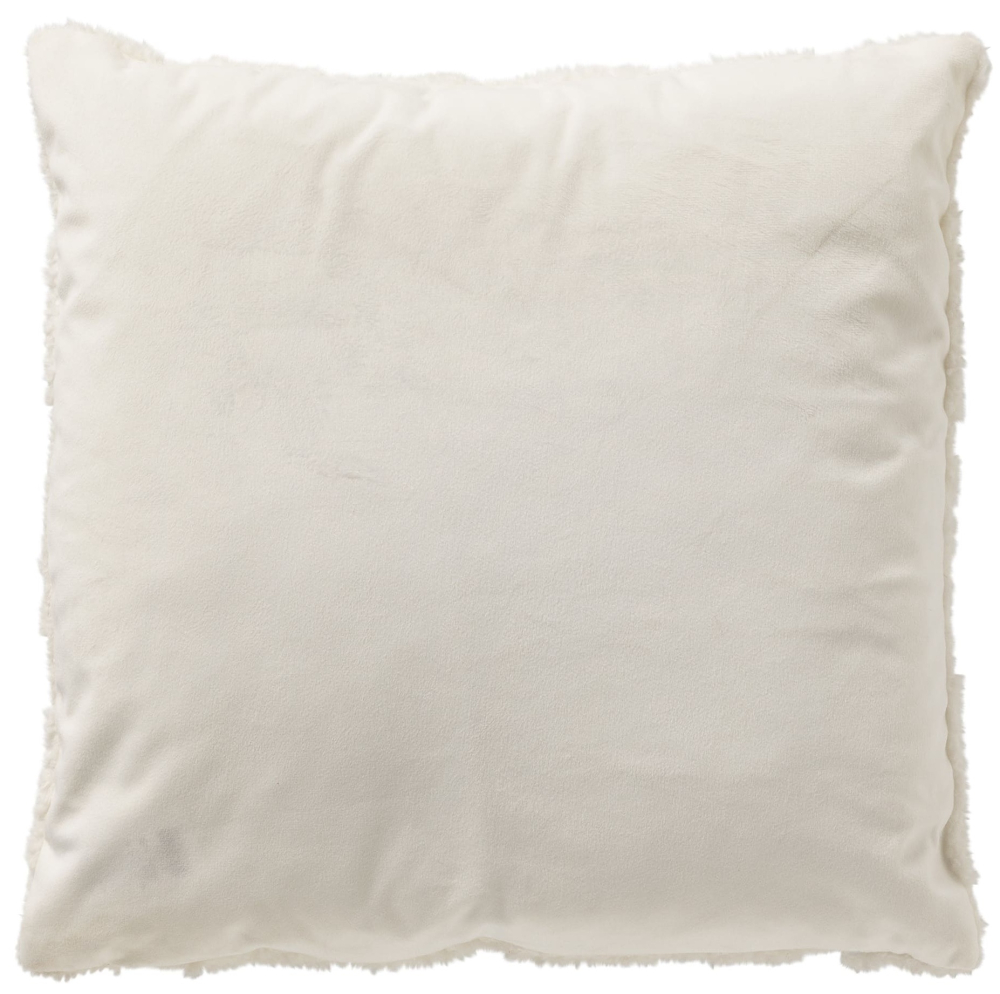 Preview: Textino Kissenhülle 'Mare' 45 x 45 cm Snow White - Weiß