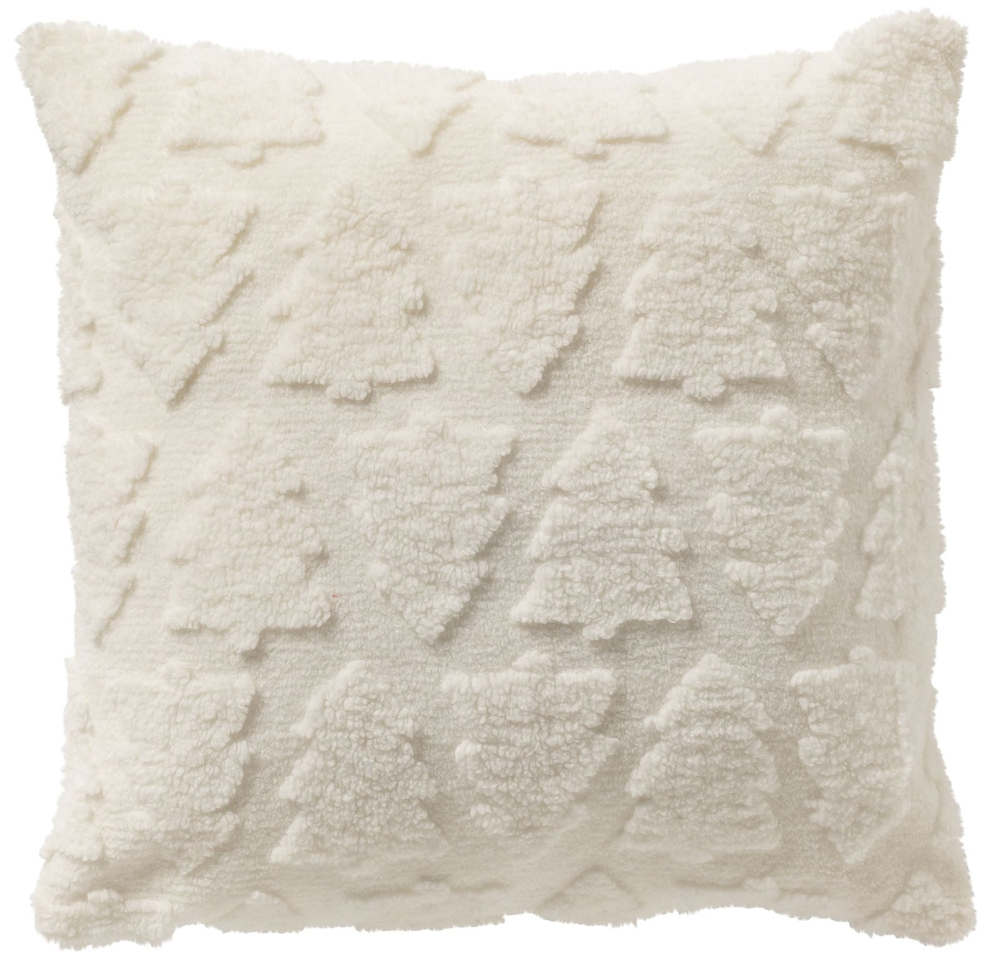 Textino Kissenhülle 'Mare' 45 x 45 cm Snow White - Weiß