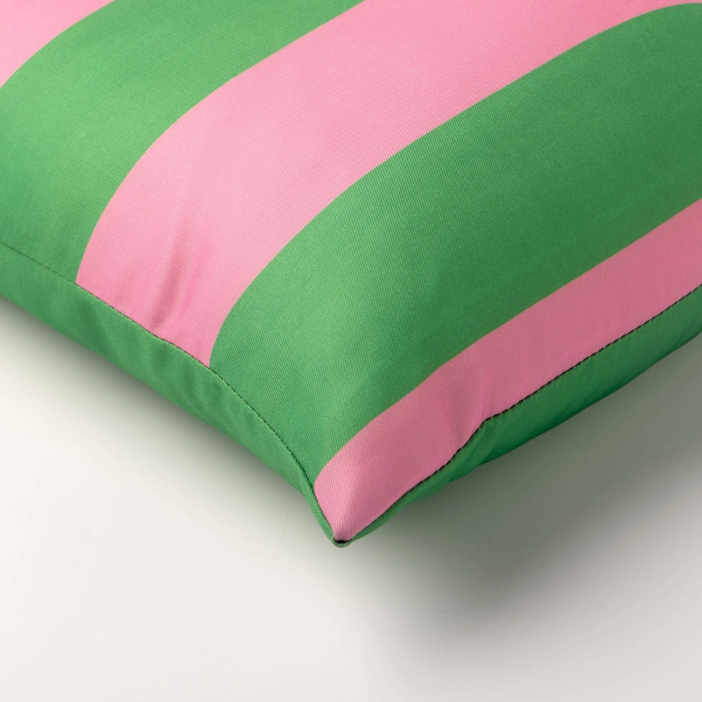 Preview: Textino Kissenhülle 'Appollo' 45 x 45 cm Kelly Green - Grün, Rosa