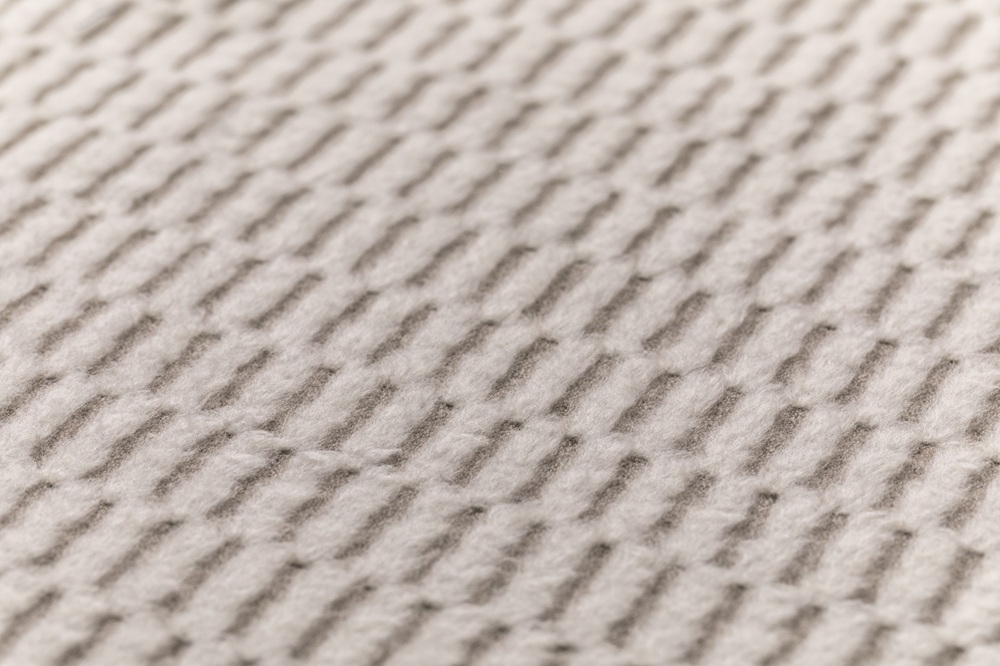 David Fussenegger Wohndecke Plaid Carla 'Grid' 135 x 200 cm Hellgrau