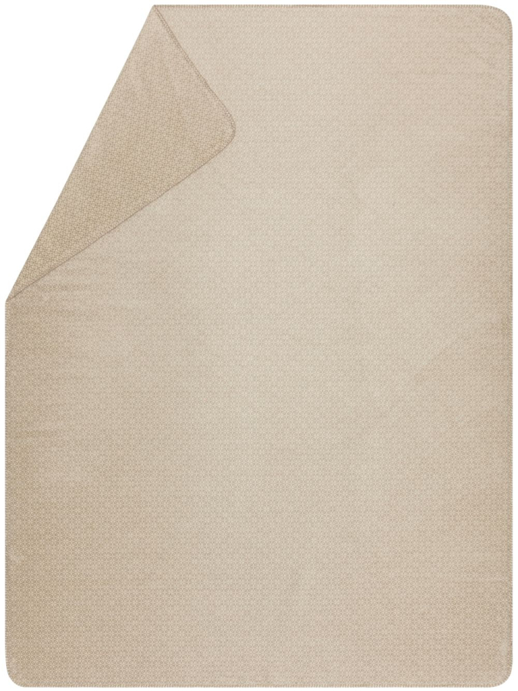 David Fussenegger Wohndecke Bamboo 'Faux Uni' 150 x 200 cm Natur- Beige