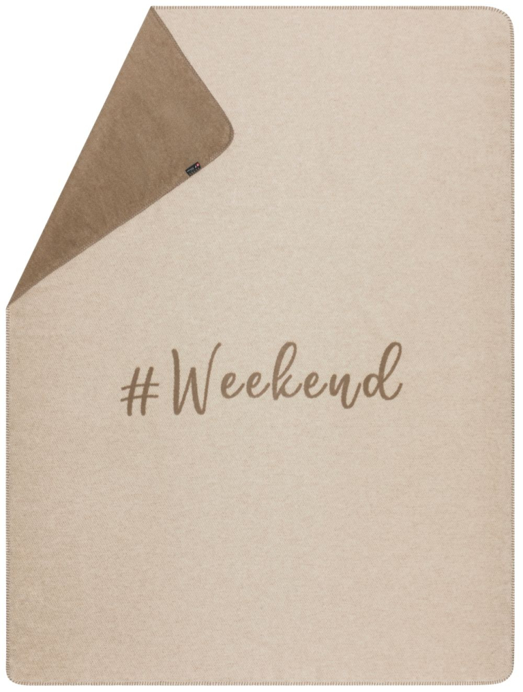 David Fussenegger Kurzflor- Wohndecke Savona '#Weekend' 150 x 200 cm Chinchilla- Beige