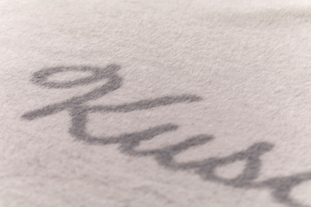 Preview: David Fussenegger Kurzflor- Wohndecke Savona 'Kuscheldecke' 150 x 200 cm Filz- Grau