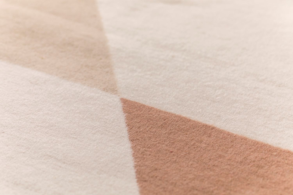 Preview: David Fussenegger Wohndecke Luca 'Urban Shapes' 140 x 200 cm Natur