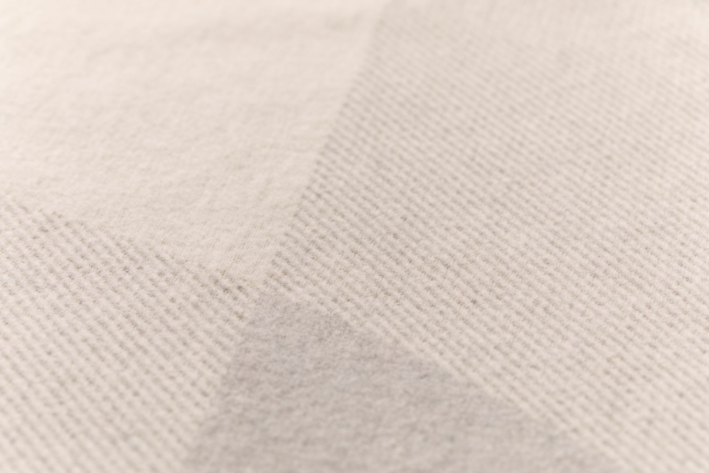 Preview: David Fussenegger Überwurf Wohndecke Luca 'Grafik' 220 x 240 cm Grau