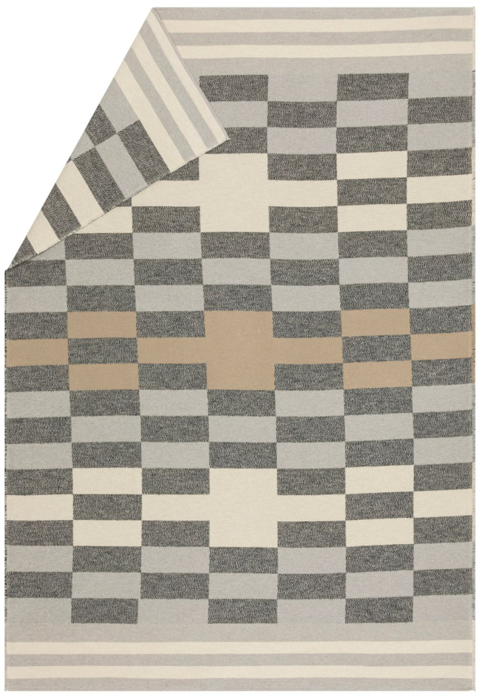 David Fussenegger Wohndecke Bett Divan Überwurf Nova 'Pixel' 145 x 220 cm Filz