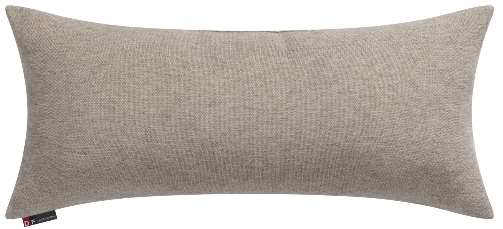 Preview: David Fussenegger Kissen gefüllt Havanna 'time to relax' 26 x 60 cm Rauch - Beige