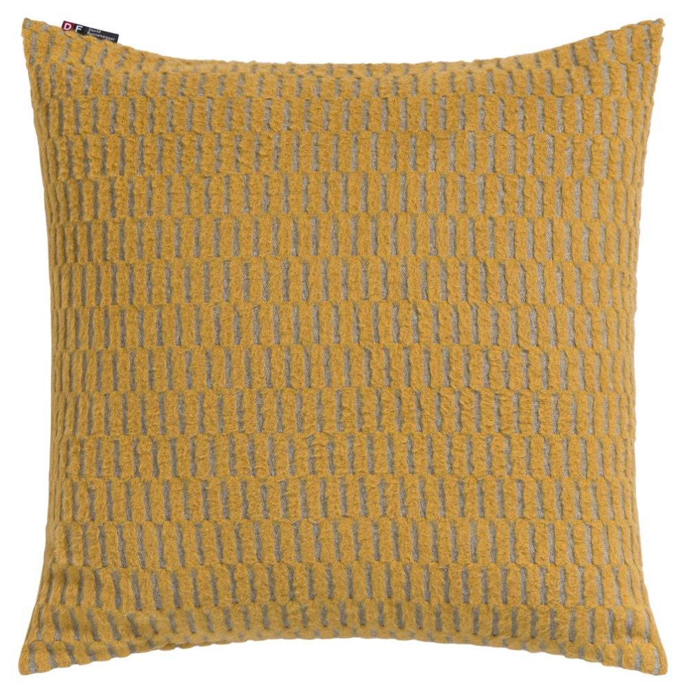 David Fussenegger Kissenhülle Carla 'Grid' 50 x 50 cm Gold