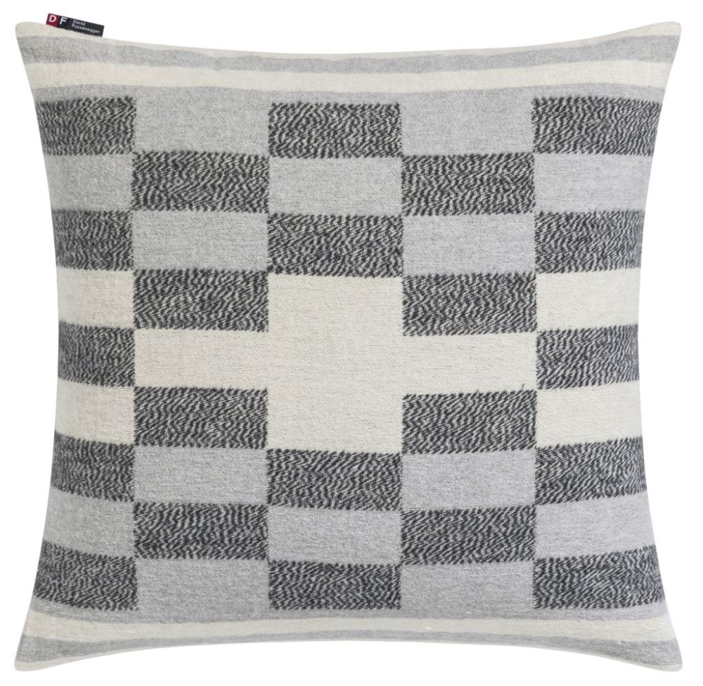 David Fussenegger Kissenhülle Nova 'Pixel' 50 x 50 cm Filz- Grau