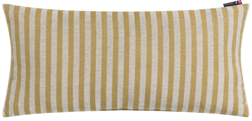 Preview: David Fussenegger Kissen gefüllt Havanna 'Streifen' 26 x 60 cm Hellgelb