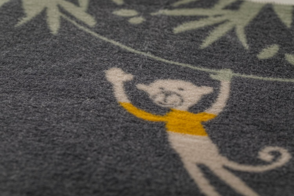 Preview: David Fussenegger Babydecke Maja 'Giraffe' 75 x 100 cm Anthrazit