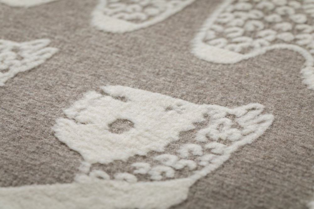 Preview: David Fussenegger Babydecke Plaid Carla 'Alpaka' 70 x 90 cm Rauch- Beige