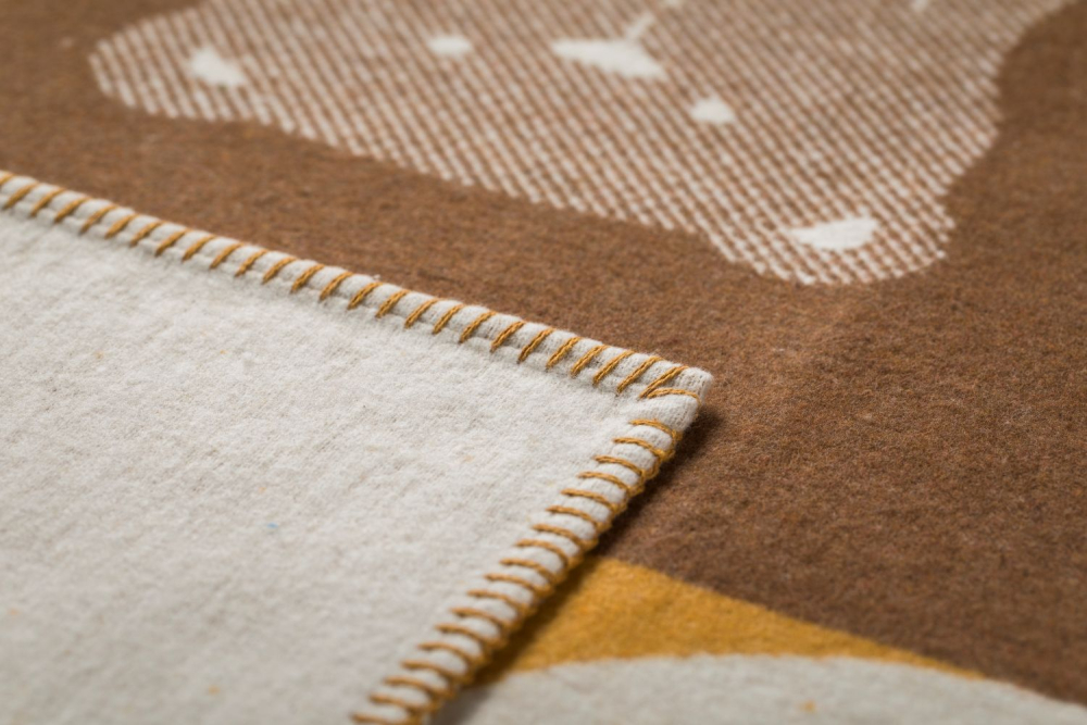 Preview: David Fussenegger Babydecke Lili 'Bär' 70 x 90 cm Rohweiß