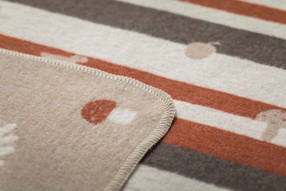 Preview: David Fussenegger Babydecke Juwel 'Forest Friends' 70 x 90 cm Natur- Beige