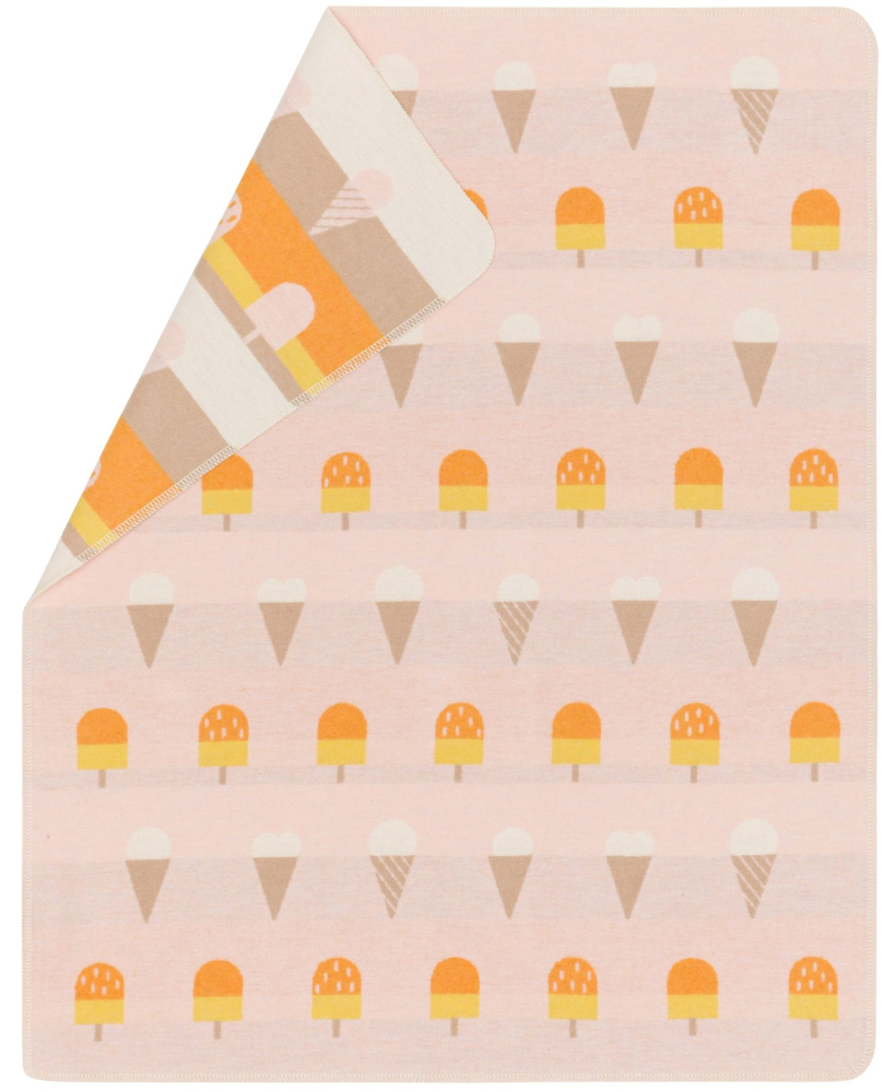 David Fussenegger Babydecke Juwel 'Gelato Dreams' 70 x 90 cm Altrosa