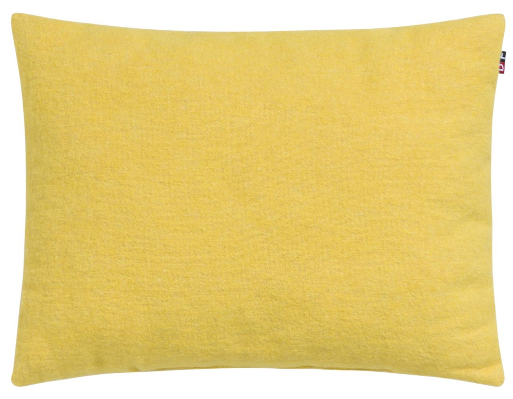 Preview: David Fussenegger Kissen gefüllt Juwel 'Happy Faces' 30 x 40 cm Gelb