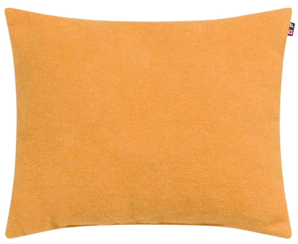 Preview: David Fussenegger Kissen gefüllt Juwel 'Happy Faces' 30 x 40 cm Hellorange