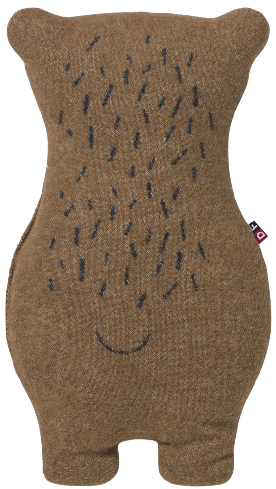 Preview: David Fussenegger Kissen gefüllt Juwel 'Bär' 22 x 40 cm Ruggine- Braun