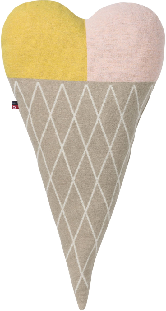 David Fussenegger Kissen gefüllt Juwel 'Gelato Dreams' 35 x 65 cm Natur