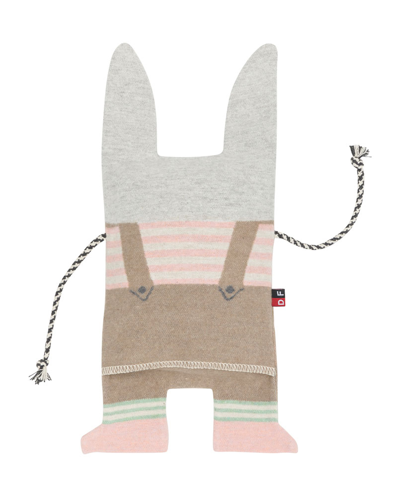 Preview: David Fussenegger Körnerkissen 'Hase' 16 x 29 cm Natur- Beige
