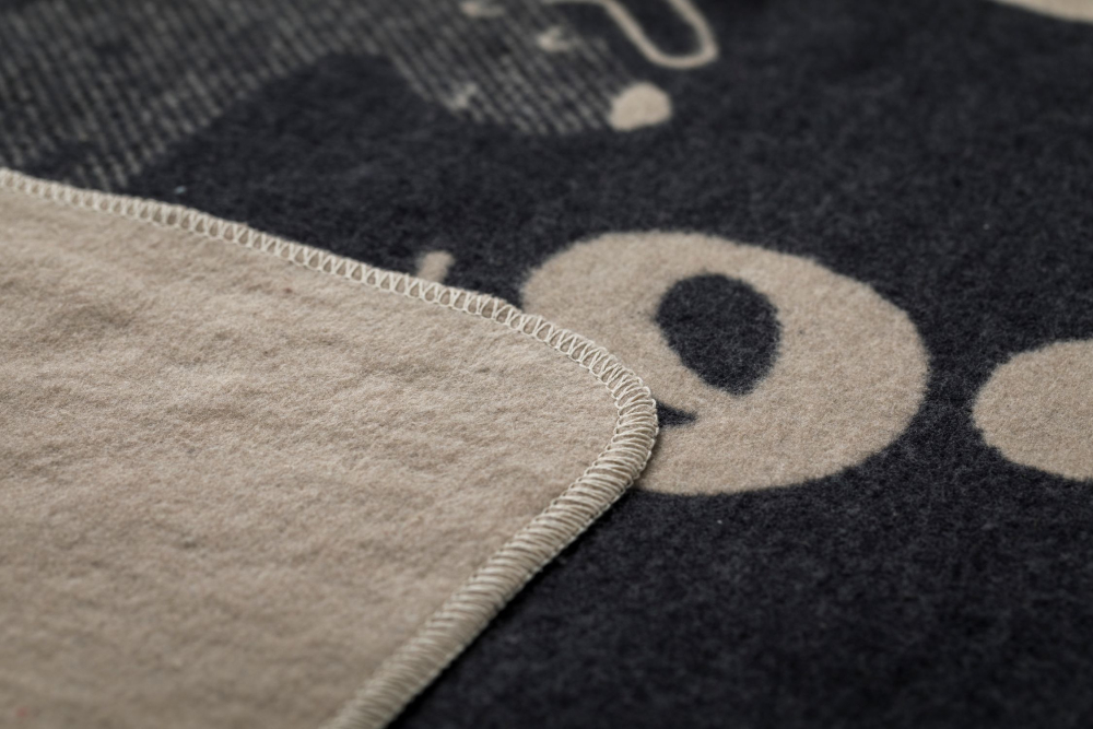 Preview: David Fussenegger Hundedecke 'cool dogs live here' 100 x 140 cm Natur- Beige