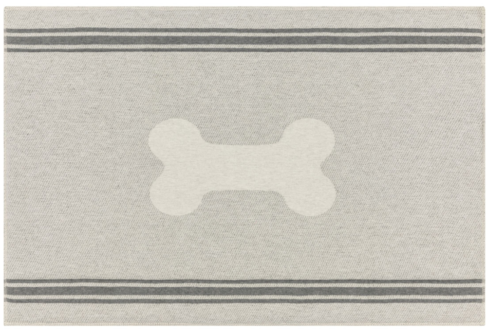 David Fussenegger Hundematte 'Bones' 80 x 120 cm Grau