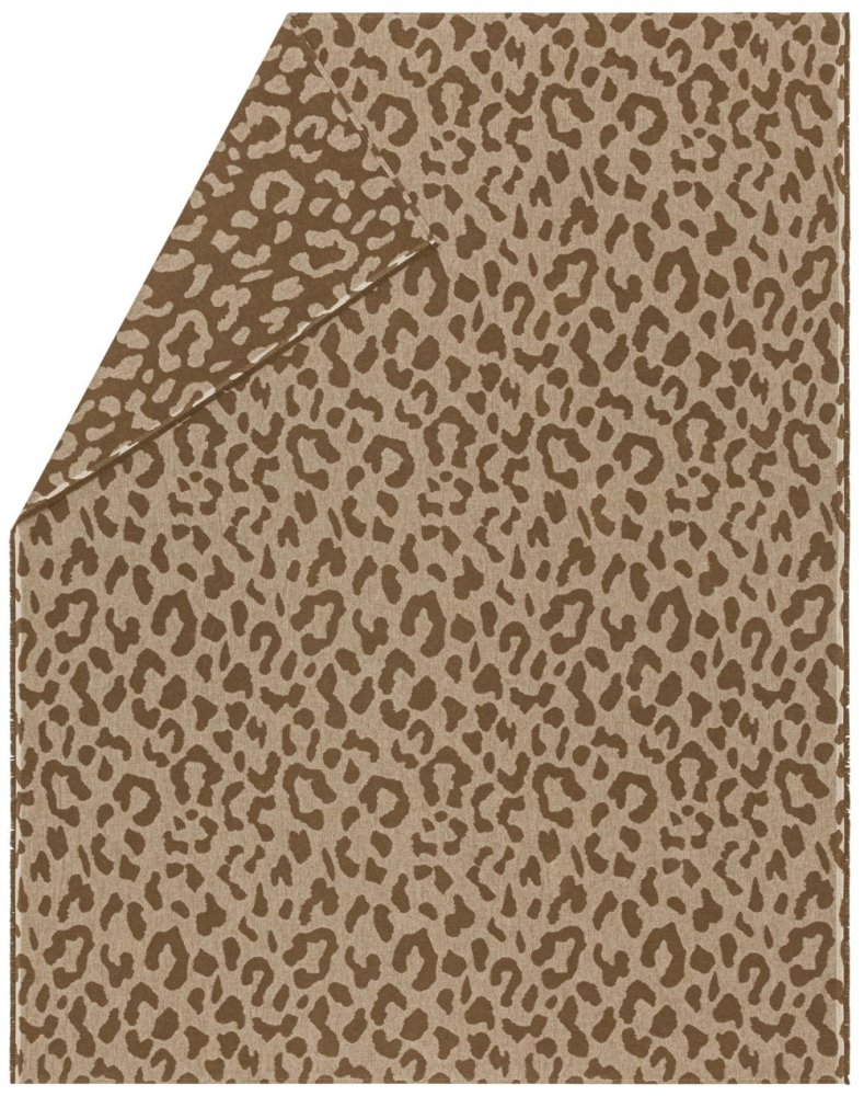 David Fussenegger Wohndecke Riva 'Leo' 140 x 180 cm Ruggine- Braun