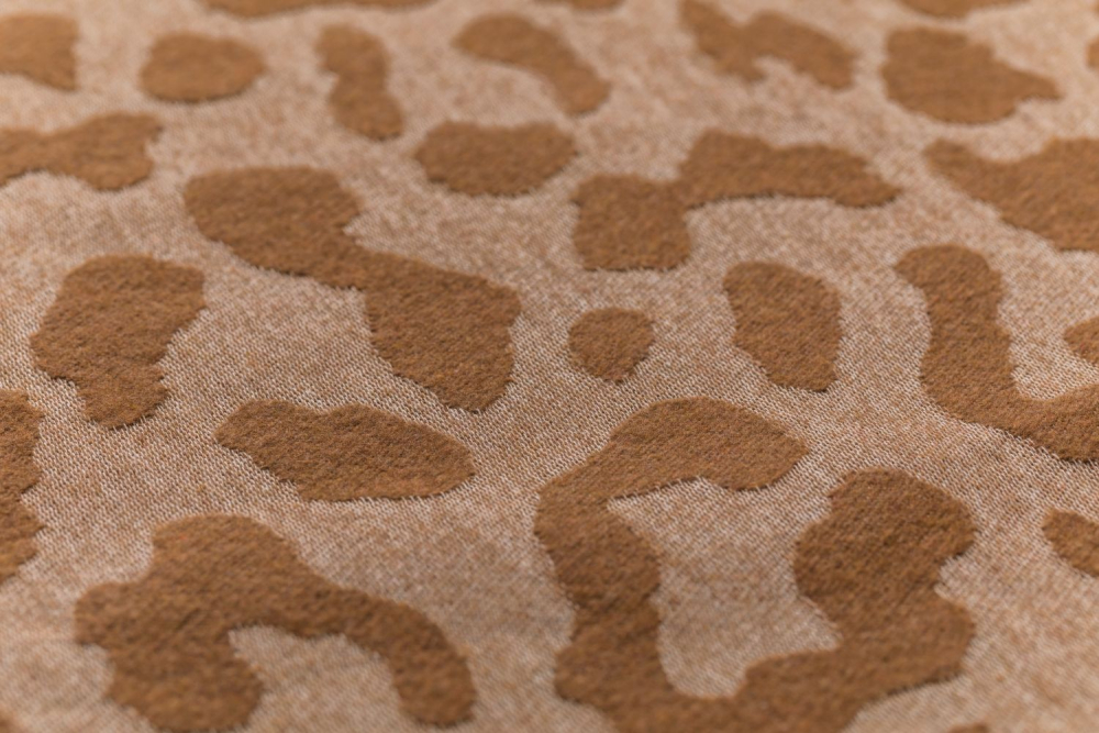 Preview: David Fussenegger Wohndecke Riva 'Leo' 140 x 180 cm Ruggine- Braun