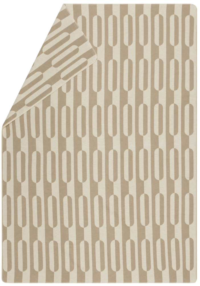 David Fussenegger Wohndecke Silvretta 'Ellipsa' 140 x 200 cm Natur- Beige