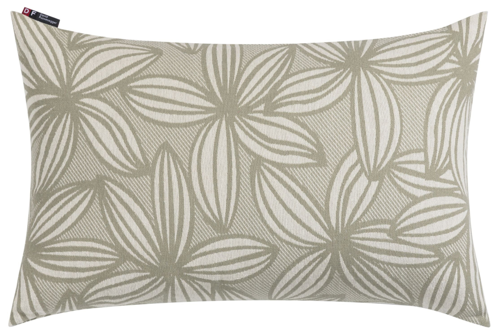 David Fussenegger Kissenhülle Porto 'Linea Flora' 40 x 60 cm Salbei- Grün