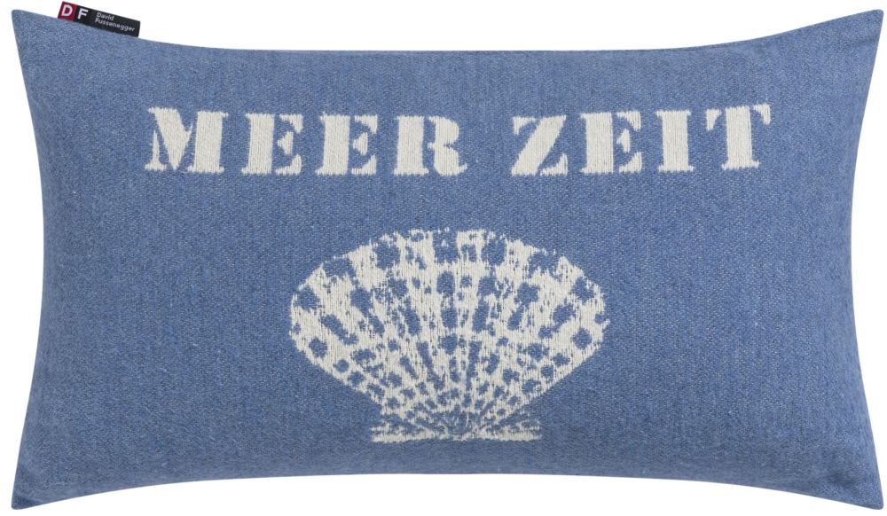 David Fussenegger Kissenhülle Nova 'Meer Zeit 30 x 50 cm Marine- Blau