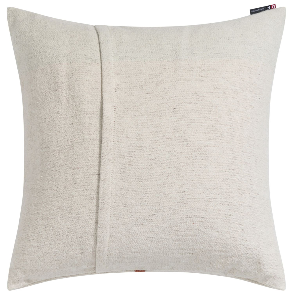 Preview: David Fussenegger Kissenhülle Nova 'Koralle' 50 x 50 cm Rohweiß- Creme