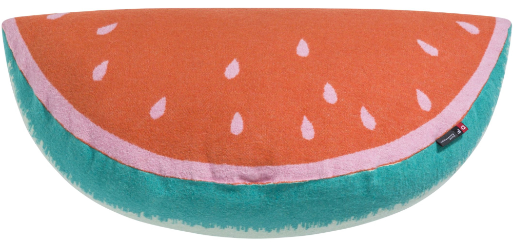 David Fussenegger Kissen gefüllt Silvretta 'Melone' 35 x 70 cm Dunkelorange