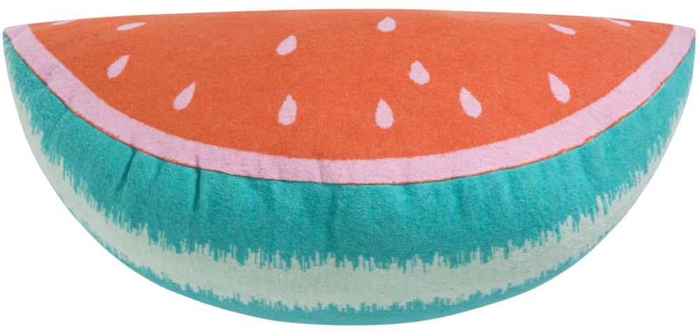 Preview: David Fussenegger Kissen gefüllt Silvretta 'Melone' 35 x 70 cm Dunkelorange